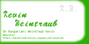 kevin weintraub business card